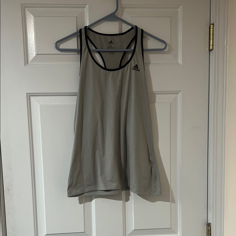 Adidas Gray Racerback Tank